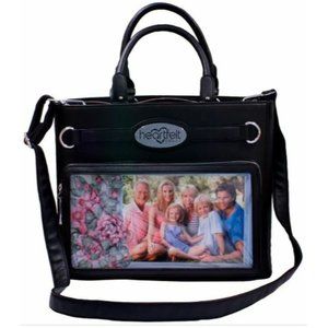Heartfelt Creations Art From the Heart Handbag Black Photo Window